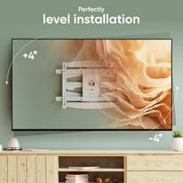 televizoriaus stovas laikiklsi tv stovas - TV SET ACC WALL MOUNT/40-75"/WHITE M6L-W ONKRON - 7 nuotrauka