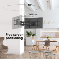 televizoriaus stovas laikiklsi tv stovas - TV SET ACC WALL MOUNT/40-75"/BLACK M7L-B ONKRON - 2 nuotrauka