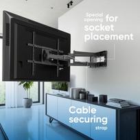 televizoriaus stovas laikiklsi tv stovas - TV SET ACC WALL MOUNT/42-110"/BLACK M8L-B ONKRON - 3 nuotrauka