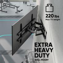 televizoriaus stovas laikiklsi tv stovas - TV SET ACC WALL MOUNT/42-120"/BLACK M10-B ONKRON - 5 nuotrauka