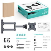 televizoriaus stovas laikiklsi tv stovas - TV SET ACC WALL MOUNT /10-35"/BLACK R4-B ONKRON - 9 nuotrauka