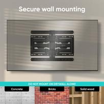 50 coliu televizoriai - TV SET ACC WALL MOUNT /32-90"/BLACK SM6L-B ONKRON - 6 nuotrauka