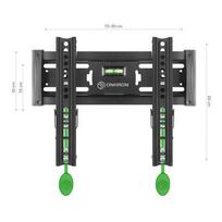 televizoriaus stovas laikiklsi tv stovas - TV SET ACC WALL MOUNT /17-43"/BLACK TM4-B ONKRON - 8 nuotrauka