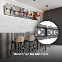 televizoriaus stovas laikiklsi tv stovas - TV SET ACC WALL MOUNT /43-85"/BLACK TM6-B ONKRON - 5 nuotrauka