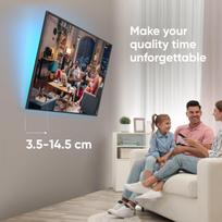 televizoriaus stovas laikiklsi tv stovas - TV SET ACC WALL MOUNT /43-85"/BLACK TM6-B ONKRON - 6 nuotrauka