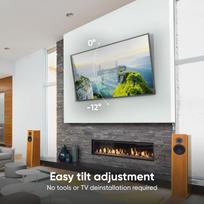 televizoriaus stovas laikiklsi tv stovas - TV SET ACC WALL MOUNT /43-85"/BLACK TM6-B ONKRON - 8 nuotrauka