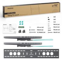televizoriaus stovas laikiklsi tv stovas - TV SET ACC WALL MOUNT/60-110"/BLACK UT12-B ONKRON - 2 nuotrauka