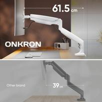 32 inch monitor - MONITOR ACC WALL MOUNT/13-32" WHITE G100-W ONKRON - 6 nuotrauka
