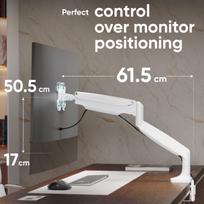 32 inch monitor - MONITOR ACC WALL MOUNT/13-32" WHITE G100-W ONKRON - 8 nuotrauka