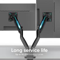 2 monitoriu laikiklis - MONITOR ACC WALL MOUNT/13-32" BLACK G200-B ONKRON - 3 nuotrauka