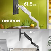 stalo monitoriaus laikiklis - MONITOR ACC WALL MOUNT/13-32" WHITE G200-W ONKRON - 9 nuotrauka