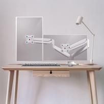 stalo monitoriaus laikiklis - MONITOR ACC WALL MOUNT/13-32" WHITE G200-W ONKRON - 11 nuotrauka