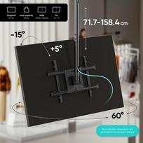 tv 32 - TV SET ACC CEILING MOUNT/32-80" BLACK N1L-B ONKRON - 8 nuotrauka