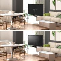 65 coliu televizorius - TV SET ACC DESKTOP STAND/32-65" BLACK PT2-B ONKRON - 5 nuotrauka
