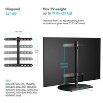 65 coliu televizorius - TV SET ACC DESKTOP STAND/32-65" BLACK PT2-B ONKRON - 10 nuotrauka