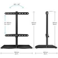 tv 32 - TV SET ACC DESKTOP STAND/32-75" BLACK PT3-B ONKRON - 7 nuotrauka