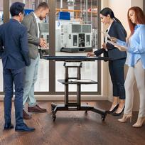 tv 32 - TV SET ACC MOBILE STAND/32-70"/BLACK TS1350-B ONKRON - 6 nuotrauka
