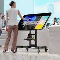tv 32 - TV SET ACC MOBILE STAND/32-70"/BLACK TS1350-B ONKRON - 8 nuotrauka