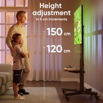 tv 32 - TV SET ACC MOBILE STAND/32-65"/BLACK TS1351-B ONKRON - 6 nuotrauka