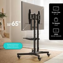 tv 32 - TV SET ACC MOBILE STAND/32-65"/BLACK TS1351-B ONKRON - 8 nuotrauka