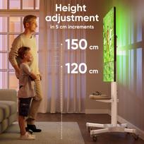 65 coliu televizorius - TV SET ACC MOBILE STAND/32-65"/WHITE TS1351-W ONKRON - 2 nuotrauka