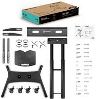 televizoriaus stovas laikiklsi tv stovas - TV SET ACC MOBILE STAND/50-83"/BLACK TS1380-B ONKRON - 4 nuotrauka