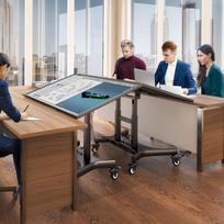 televizoriaus stovas laikiklsi tv stovas - TV SET ACC MOBILE STAND/50-83"/BLACK TS1380-B ONKRON - 16 nuotrauka