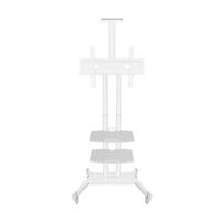 televizoriaus stovas laikiklsi tv stovas - TV SET ACC MOBILE STAND/40-70"/WHITE TS1552-W ONKRON - 10 nuotrauka
