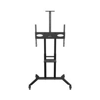 laikikliai - TV SET ACC MOBILE STAND/55-90"/BLACK TS1871-B ONKRON - 9 nuotrauka