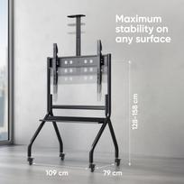 s20 - TV SET ACC MOBILE STAND/60-120" BLACK TS2080-B ONKRON - 5 nuotrauka