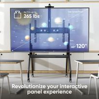 s20 - TV SET ACC MOBILE STAND/60-120" BLACK TS2080-B ONKRON - 6 nuotrauka