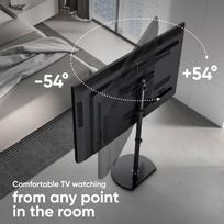 televizoriaus stovas laikiklsi tv stovas - TV SET ACC FLOOR STAND /30-60"/BLACK TS5060-B ONKRON - 6 nuotrauka
