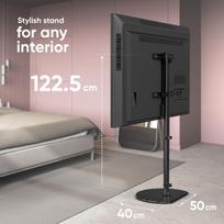 televizoriaus stovas laikiklsi tv stovas - TV SET ACC FLOOR STAND /30-60"/BLACK TS5060-B ONKRON - 7 nuotrauka