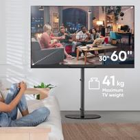 televizoriaus stovas laikiklsi tv stovas - TV SET ACC FLOOR STAND /30-60"/BLACK TS5060-B ONKRON - 8 nuotrauka