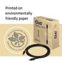 club3d displayport 1.4 hbr3 - Club 3D Mini DisplayPort Cable Black 2m - 2 nuotrauka