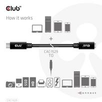 adapteriai type c -  CLUB 3D CAC-1529 - 6 nuotrauka