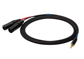 xlr kabeliai - SSQ MIXLR3 - Jack stereo 3,5mm - 2x XLR męski - 3 nuotrauka