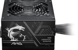 750w power supply - MSI MAG A750BN PCIE5 II 750W 80 PLUS Bronze Juodas (Black) - 4 nuotrauka