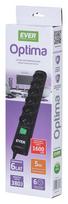 ilgintuvas rite - Ever Power Strip 6 Outlet 5m Black - 2 nuotrauka