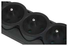 ilgintuvas rite - Ever Power Strip 6 Outlet 5m Black - 4 nuotrauka