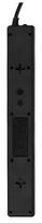 ilgintuvas rite - Ever Power Strip 6 Outlet 3m Black - 6 nuotrauka
