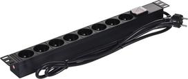 ilgintuvas rite - A-Lan Power Strip 8 Outlet Black 1.8m - 5 nuotrauka