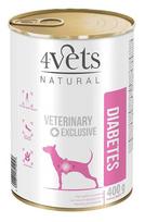 sunys - Šlapias šunų maistas 4Vets Natural Diabetes, kalakutiena, 0.4 kg - 2 nuotrauka