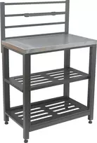 CATTARA Lauko modulinis stalas TORINO 4 80x47x123cm Juodas (Black)