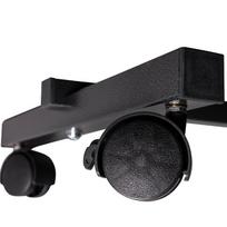 staliukas su ratukais - ActionMed SP100AM reguliuojamas šoninis staliukas, juodas (Black) - 8 nuotrauka