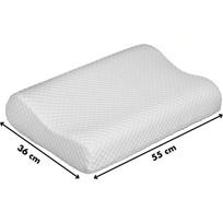 ortopedine pagalve - ActionMed Cervical Med Pillow, ortopedinė pagalvė, balta, 55x36x12 cm - 2 nuotrauka