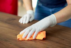 vienkartines pirstines - Vileda Natural Latex pirštinės, S/M, 10 vnt. - 3 nuotrauka