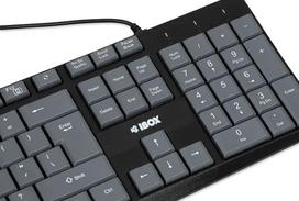 eriuku - iBOX Eris USB Klaviatūra, Pilka/Juoda (Gray/Black) - 3 nuotrauka