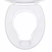 tualeto sedyne - ActionMed NT15AM Tualeto sėdynės pakėlimo dangtelis su atvartu, 15 cm, baltas (White) - 7 nuotrauka