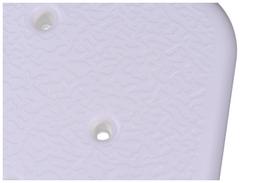 neigaliojo kede - ActionMed KP300AM dušo kėdė su atlošu ir porankiais, balta (White) - 12 nuotrauka